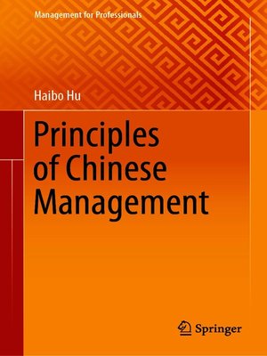 cover image of Principles of Chinese Management